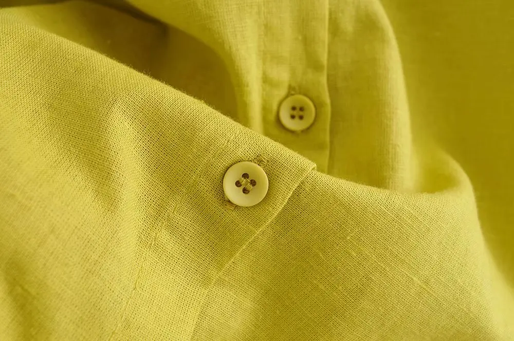 Мода Za женский однотонный кардиган с v-образным вырезом на пуговицах Свободные блузки Уличная Женская Повседневная рубашка женские топы