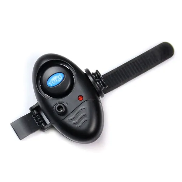 Hot Fishing Electronic LED Light Fish Bite Sound Alarm Bell Clip On Fishing Rod Black Tackle Fish Finder