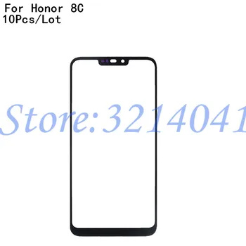 

10Pcs/Lot Top Quality Front Glass Touch Screen For Huawei Honor 8C Front Touch Panel LCD Display Out Glass Cover Lens