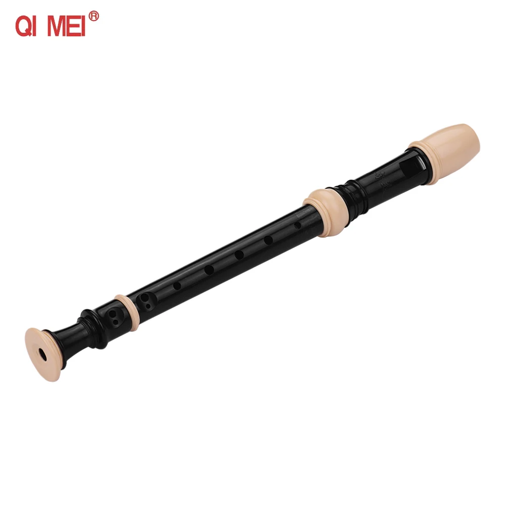 QIMEI QM8AG немецкий стиль аппликатор 8 отверстий сопрано Descant рекордер ABS флейта
