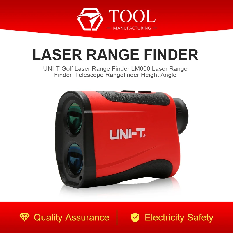 

Laser Range Finder UNI-T Telescope Range Finder Height Angle Measurement Function LM600 Golf Laser Measuring Instrument