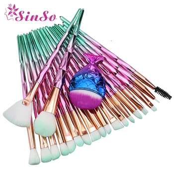 

SinSo 1/20/21pcs Diamond Makeup Brushes Set Professional Makeup Brush Kit Beauty Tool Foundation Eye Shadow Blush Make Up Brush
