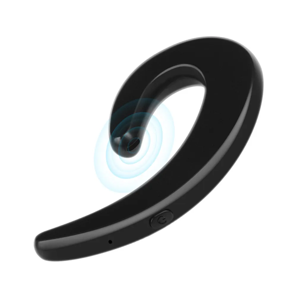 Наушники с костной проводимостью, Беспроводная Bluetooth спортивная Гарнитура, стереонаушники, универсальные, для вождения, музыки, свободные руки, для деловых разговоров#20