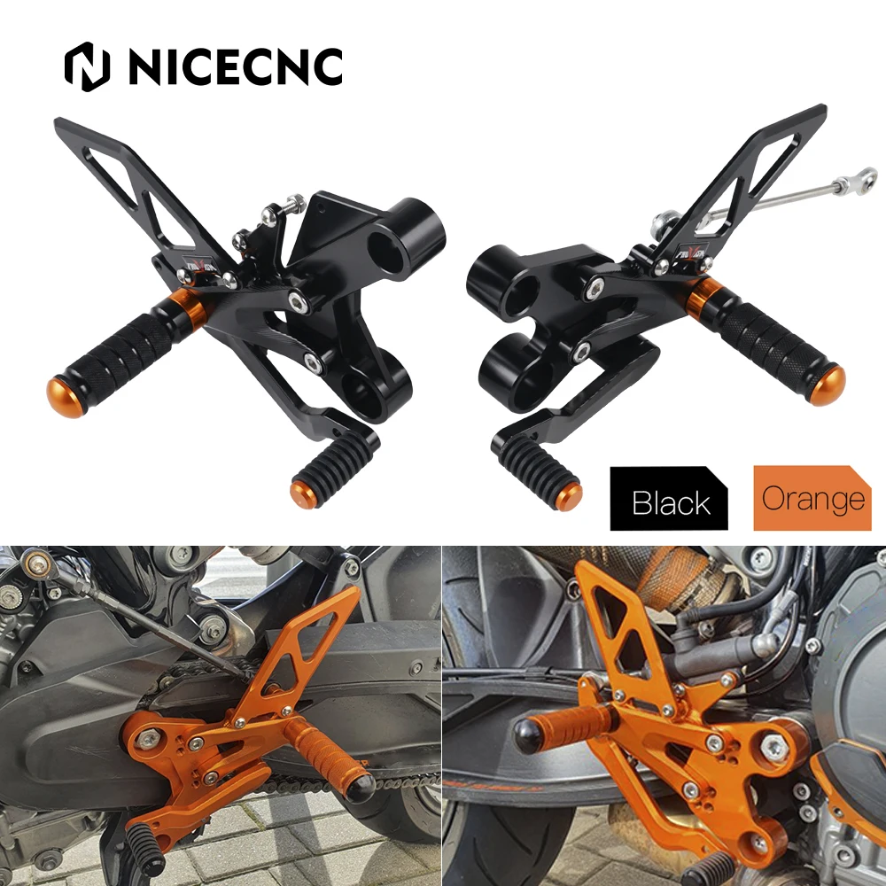 CNC Motorcycle Adjustable Rearsets Footrest For KTM 790 Duke 790