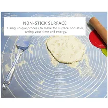 Силиконовый коврик для выпечки лист для печенья подкладка для печенья лист для пиццы нескользящий коврик для печенья