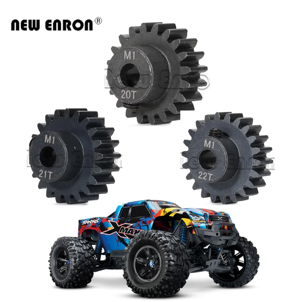 20T 21T 22T Harden Steel Motor Pinion Gear M1.0 5MM Shaft for RC Crawler Car Part Short Course Truck Traxxas 1/5 XMaxx X-Maxx 8S | Игрушки и