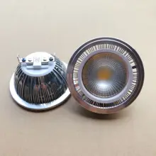 1 шт.! супер яркий AR111 15 Вт GU10 COB светодиодный светильник AR111 QR111 G53 светодиодный лампочка с регулируемым уровнем света AC110V/220 V/DC12V