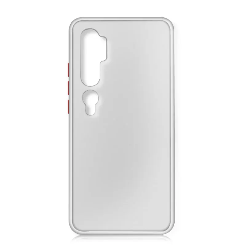 White Чехол для Xiaomi mi CC9 Pro контрастного цвета, силиконовый защитный чехол для телефона, mi Note 10 Pro CC9e A3 LITE, матовый чехол - Цвет: White