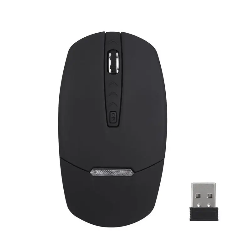 2 4G беспроводная мышь с usb-приемником 3 кнопки цветная светодиодная модная
