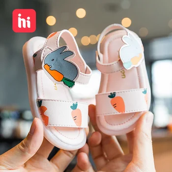 

Girls Baby Cool Shoes 1-3 Years Old Summer Small Princess Shoes Baby Shoes Children's Soft Bottom Non-Slip Toddler Shoes