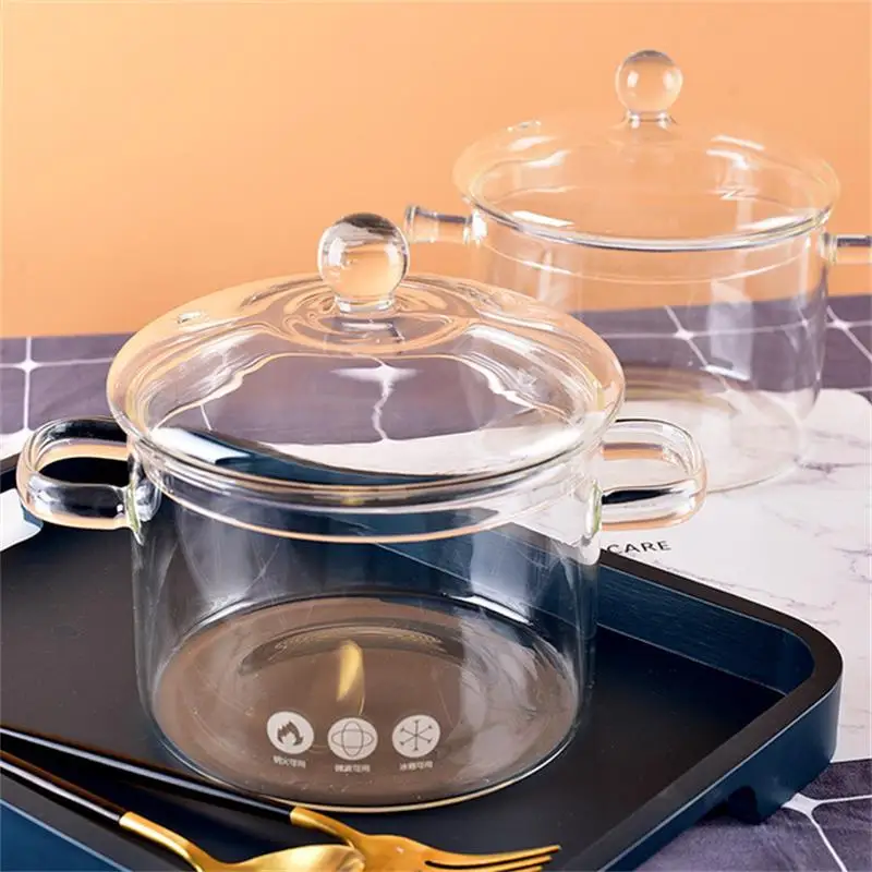 Household Transparent Glass Soup Pot (8)