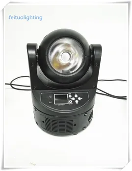 

10pcs/lot 360 degree rotation light rgbw dmx mini moving head beam led moving head 60w