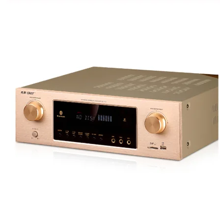 SU-115 усилитель 5,1 канальный 900 Вт/hifi Bluetooth USB/SD без потерь декодирование домашний ktv усилитель/три микрофона караоке хор