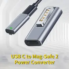 

Adapter Charger Quick Charge Magnetic Aluminum Alloy PD USB C to Mag-Safe 2 Power Converter for MacBook Air/Pro Tool