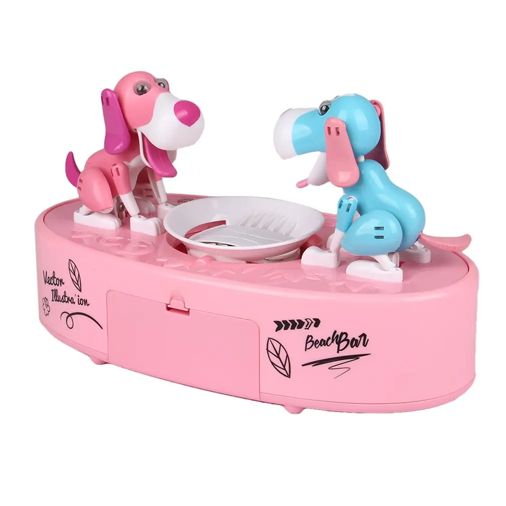 Electric Dog Shape Money Storage Cute Stealing Dog Money Box Coin Storage Bank Electronic Component Piggy Bank