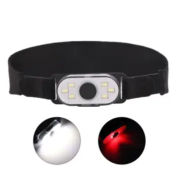 

DishyKooker Multifunction LED COB White Light+Red Light Outdoor Sports Headlight Flashlight