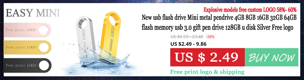 Новинка, usb флеш-накопитель, 32 ГБ, USB 3,0, серая металлическая ручка, 4 ГБ, 8 ГБ, 16 ГБ, флешка, 64 ГБ, флеш-накопитель, 128 ГБ, мини-накопитель, печать логотипа