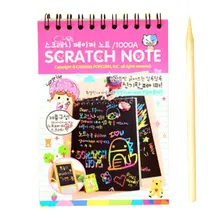 Картонная подарочная черная заготовка, школьные принадлежности, блокнот для рисования, блокнот для рисования, Детская граффити, живопись, Детские DIY игрушки, Новинка