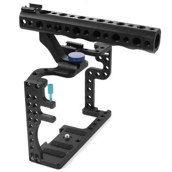 

Hot Professional Camera Cage Slr Stabilizer Protective Case Mount For Panasonic Gh3 / Gh4 With Top Handle Grip Digital Camera Ph