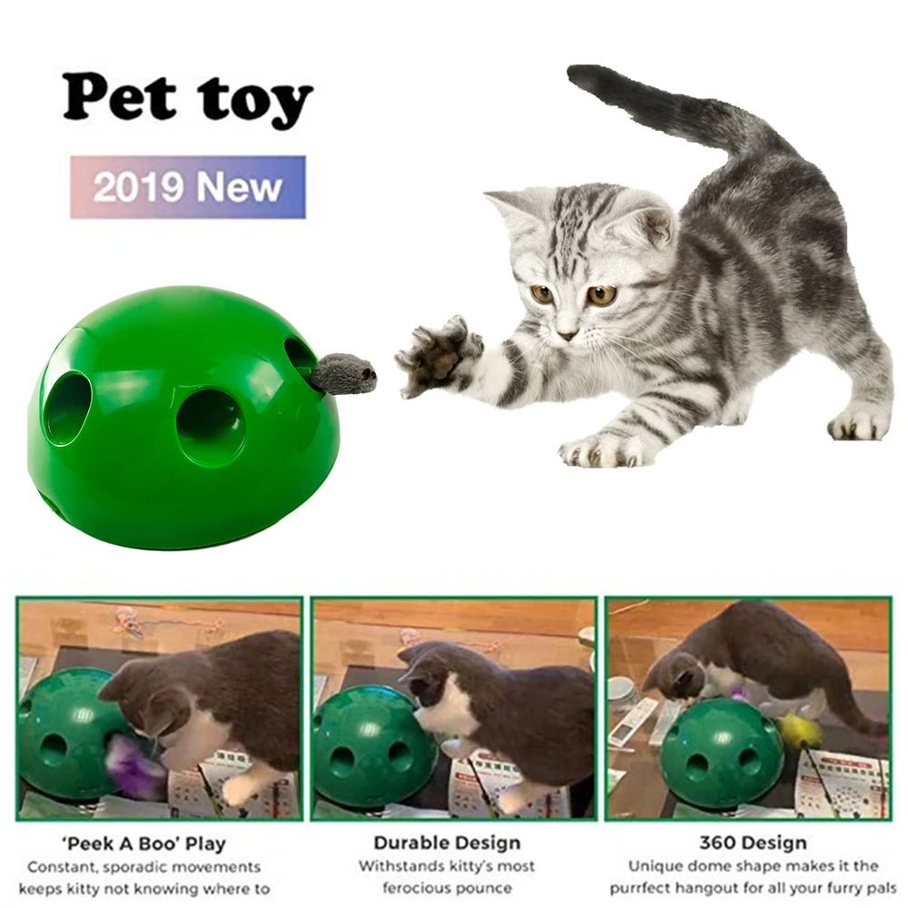 

1PC 2019 pet cat toy new pet cat interactive toy training toy cat scratching device 2 colors