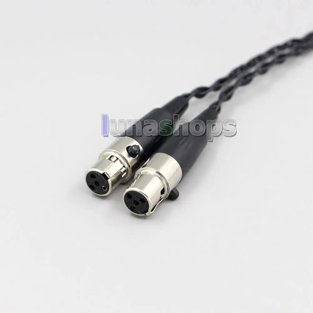 LN006444 2,5 мм 3,5 мм XLR сбалансированный 8 Core OCC серебро смешанные кабель для наушников Audeze LCD-3 LCD3 LCD-2 LCD2