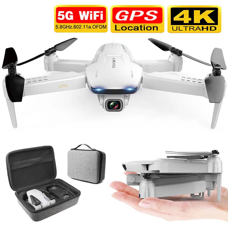 KaKBeir Дрон S162 GPS 4K HD 1080P 5G WI-FI FPV Quadcopter полета 20 минут RC расстояние 500 м Смарт возврата