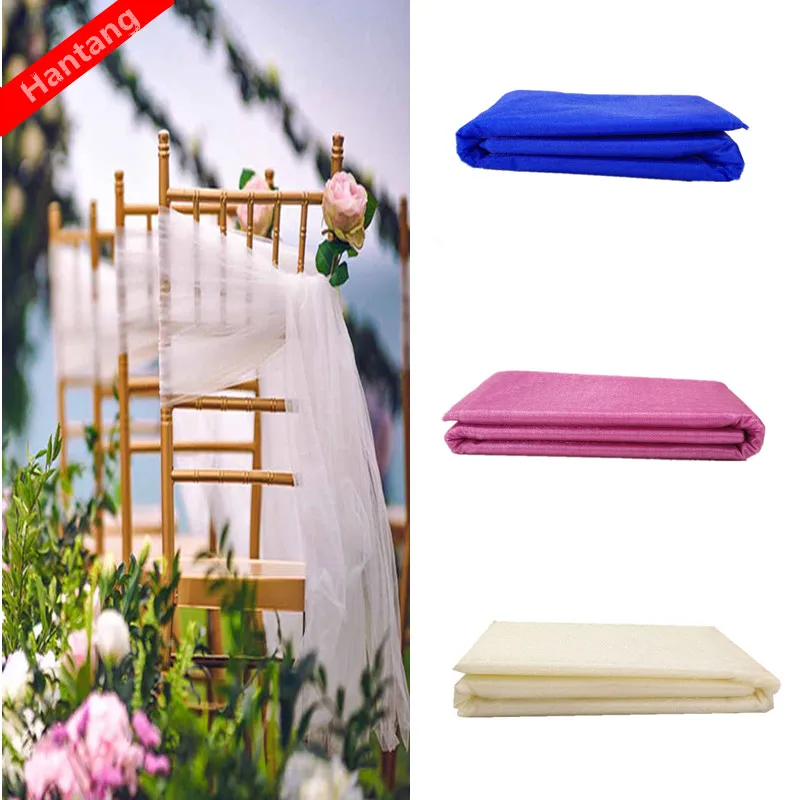 

HOT Tulle Roll 48cm/72cm*5m/10m Sheer Crystal Wedding Decoration Baby Shower DIY Arches Chair Sashes Party Favor Supplies 6Z