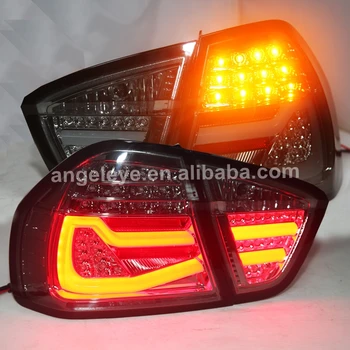 

For BMW E90 3 Series 320i 323i 325 330 335 LED Tail Lamp 05-08 sMOKE Black JY