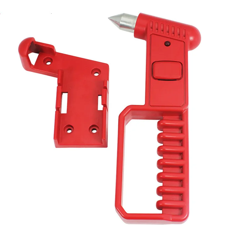 Multifunctional Escape Hammer Car Bus Metro Tungsten Steel Head Fireproof Abs Emergency Escape