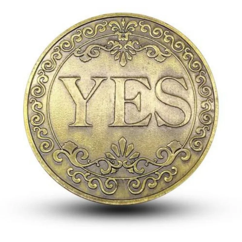 

YES&NO Bronze Coin Custom Commemorative Coin Russian Commemorative Badge Foreign Coins Gift Collection