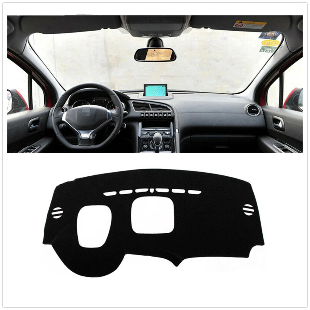 

For Peugeot 3008 2013-2015 Dashboard Cover Non slip Dash Mat Sun Shade Carpet Pad