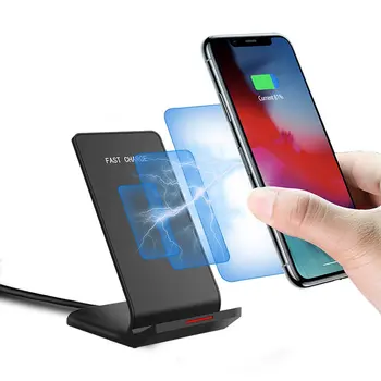 

15/10W Qi Wireless Charger Stand For iPhone SE2 X XS MAX XR 11 Pro 8 Samsung S20 S10 S9 Fast Charging Dock Station Phone Charger