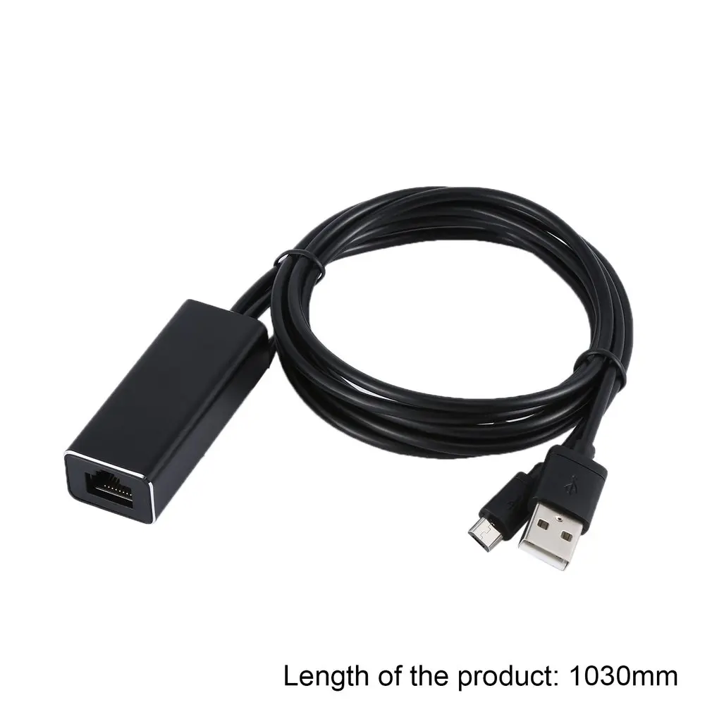 Fire tv Stick HD 480 Мбит/с Micro USB2.0 к RJ45 Ethernet адаптер 10/100 Мбит/с для нового Fire tv/Google Home для Chromecast Ultra