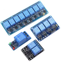 5v 1 2 4 8 channel relay module with optocoupler. Relay Output 1 2 4 8 way relay module for arduino 8 way digital quantity switch quantity remote i o input module acquisition relay isolation output module