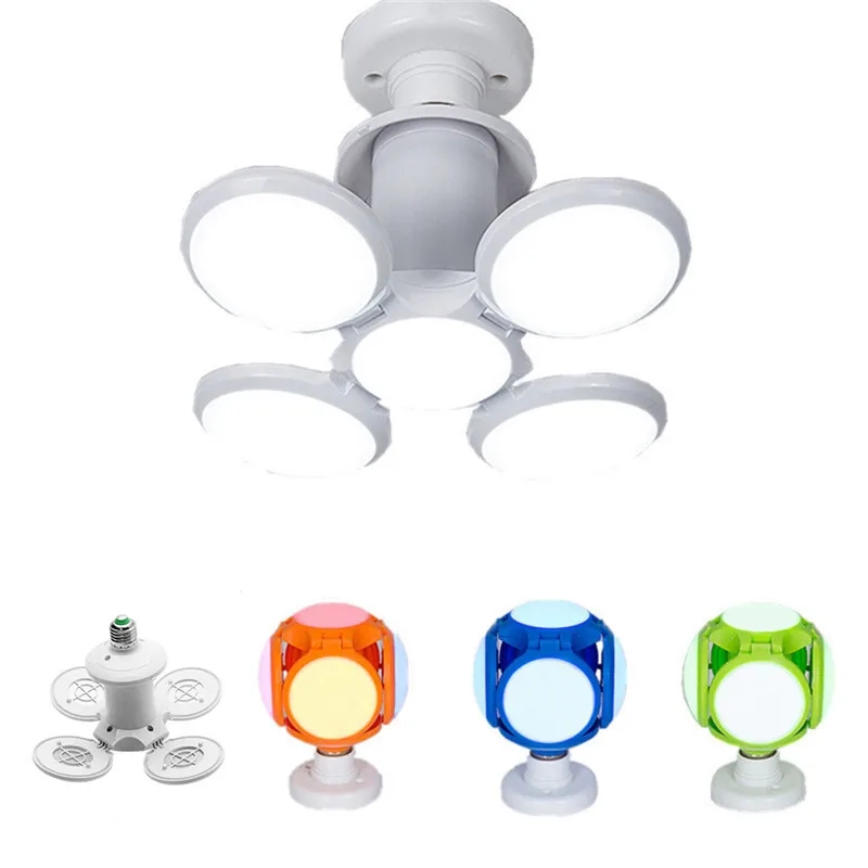 LED Folding Football UFO Bulb High Brightness 30W Night Light for Indoors School Warehouse Lighting Lanterna 40DEC0601