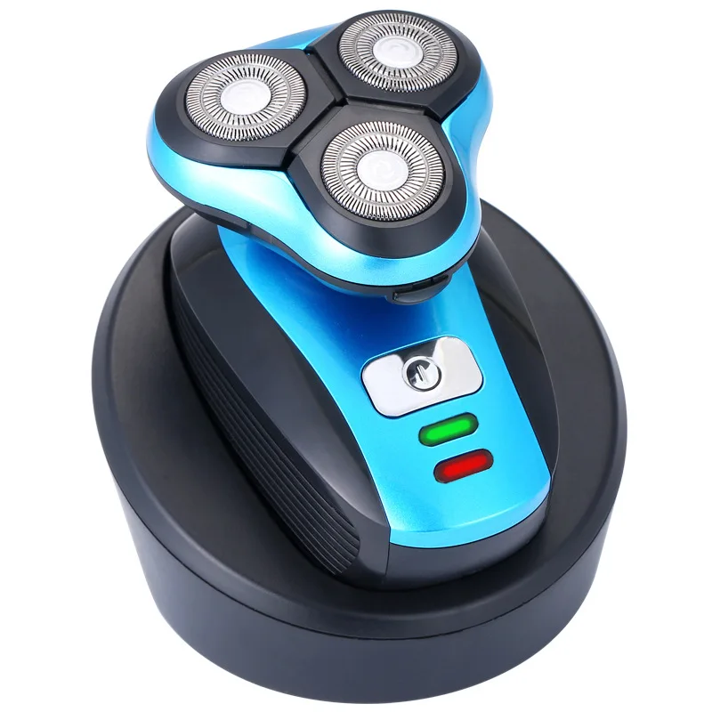 

Car Mounted Electric Shaver USB Wireless Charging Three Cutter Head Shaver Multi-functional 4D Washing Men's Beard