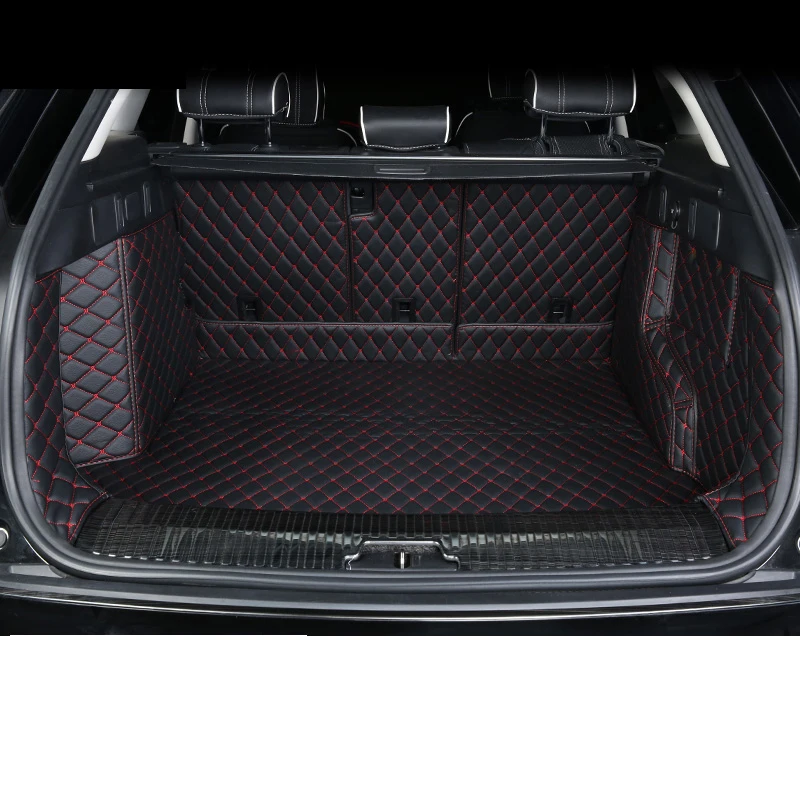 Lsrtw2017 волоконно-кожаный коврик багажника автомобиля для Range Rover Velar
