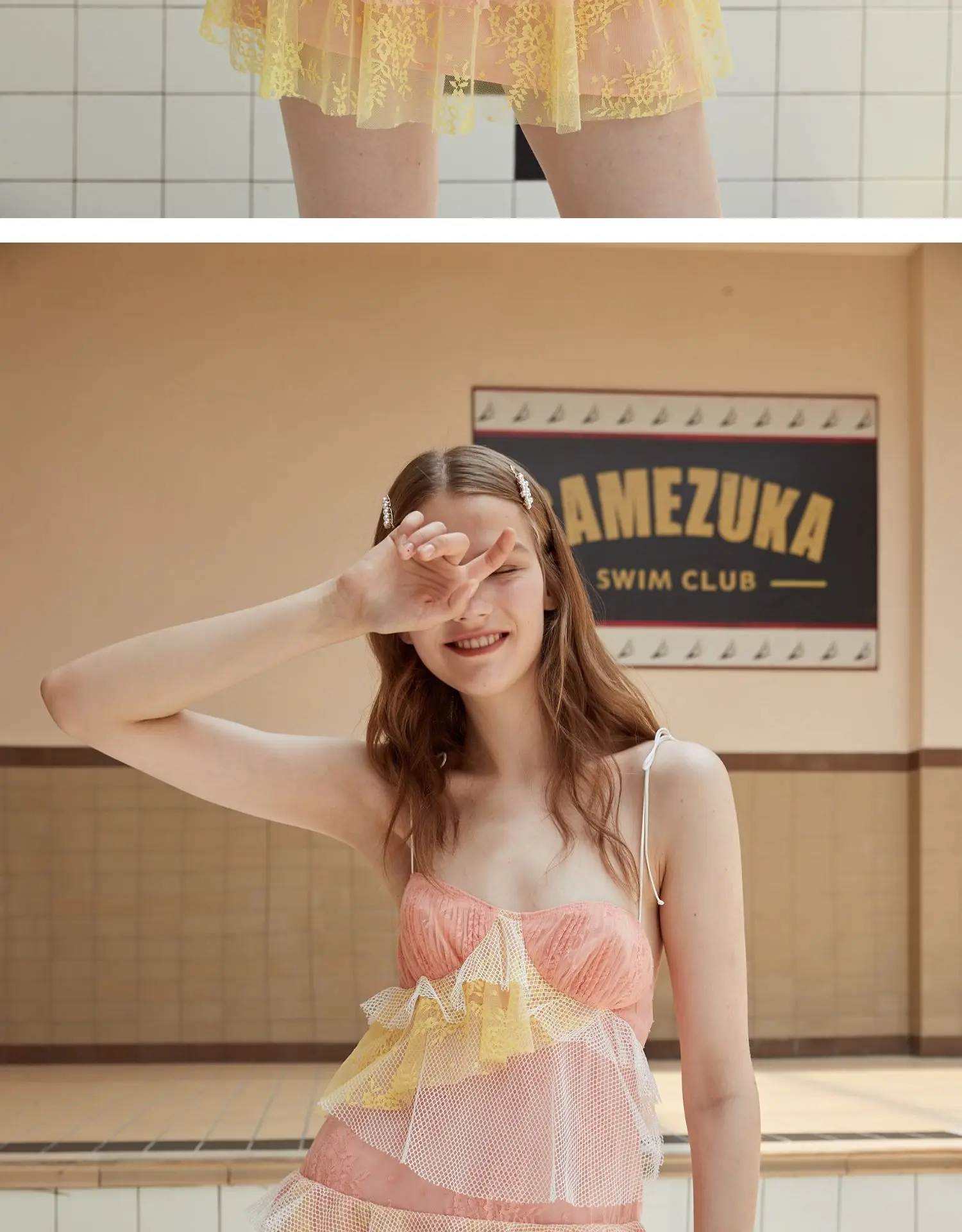 EASYSMALL For love lemons женское платье, летнее пляжное сексуальное платье с открытой спиной, высококачественное цветочное кружевное платье с оборками и высокой талией, платья без рукавов