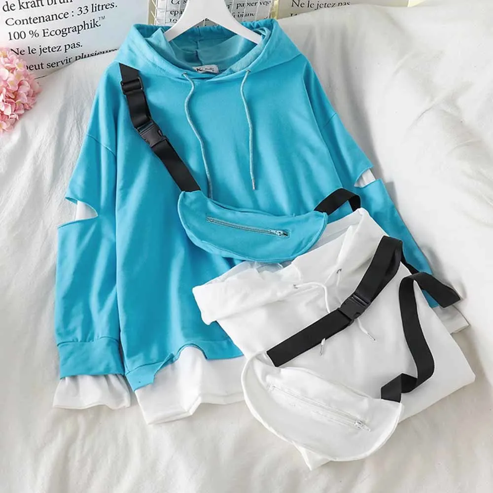 

Свободная весенне-осенняя Женская одежда с капюшоном, свитшоты, модные брендовые толстовки, женские хипстерские Новые