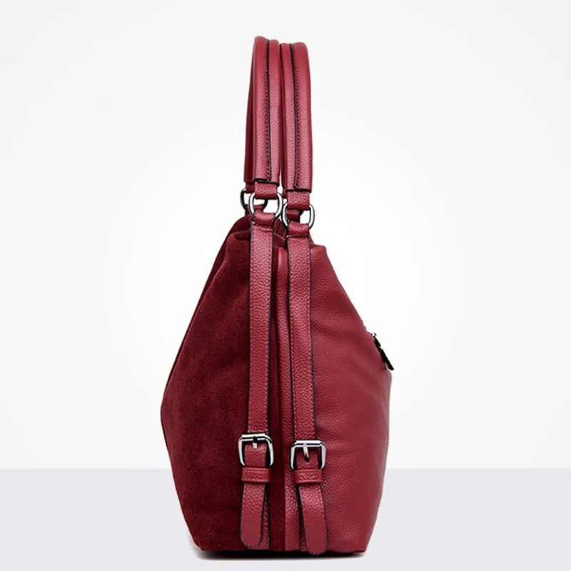 Женская сумка на плечо из искусственной кожи Повседневная нубука мессенджер