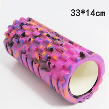

33*14cm Camouflage Hollow Yoga Foam Roller Pilates Yoga Massage Roller