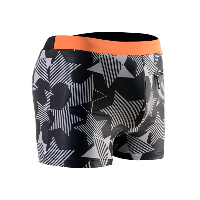 

Swimming Trunks Men's Industry Anti-Awkward Quick-Dry Large Size Men Swimwear Bubble Hot Spring BOY'S Boxer Bathing Suit Equipme