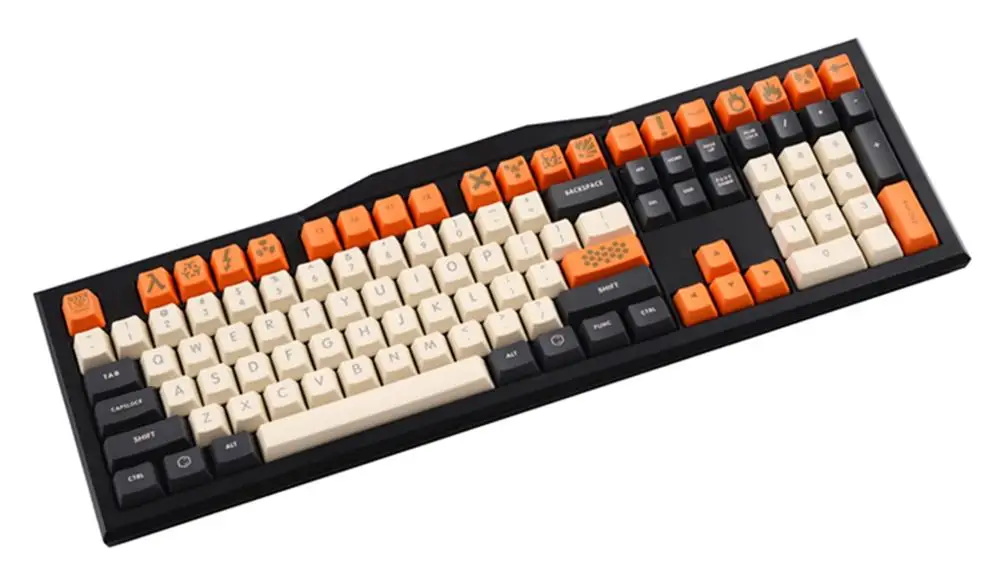 87-key 108-key 125-key OEM Carbon Keycaps Новинка Keycaps PBT лазерная гравировка для Cherry MX переключатели механических клавиатуры