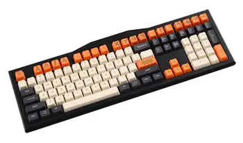 

87-key 108-key 125-key OEM Carbon Keycaps Novelty Keycaps PBT Laser-Etched for Cherry MX Switches of Mechanical Keyboards