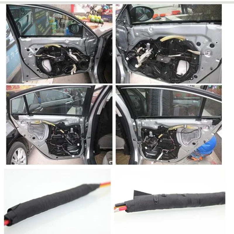 Автомобильный термостойкий жгут лента тканевая защита для Audi Chevrolet Golf Polo Opel Toyota Mazda Nissan hyundai