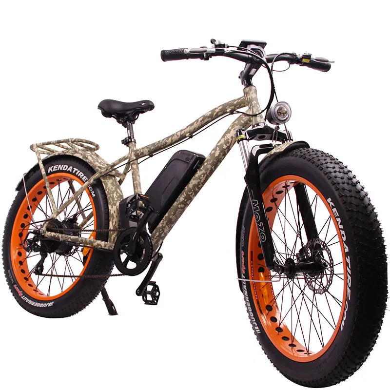 EZBIKE 26 дюймов, электровелосипед 48 В 14ah батарея Электрический горный велосипед 750 Вт двигатель cynegetic EBike мощный электрический велосипед - Цвет: 750W 14AH