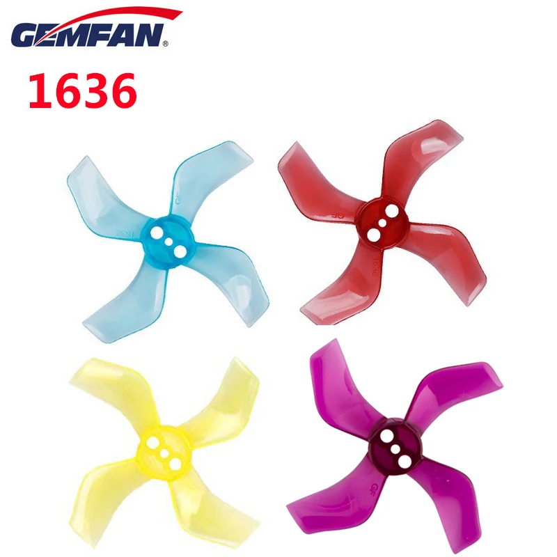 4 пары Gemfan 1636 1 6x3 6x4 40 мм 5 отверстие лезвия Пропеллер для 1103 1105 RC Дрон Квадрокоптер