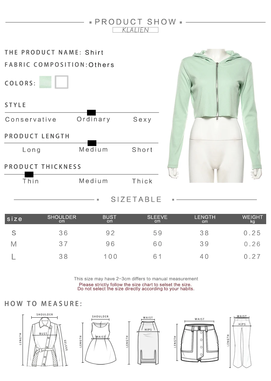 KLALIEN autumn hot Zipper V-Neck knitting Hooded Long Sleeve Women Casual Thin coat Knitted stretch Slim Female tops