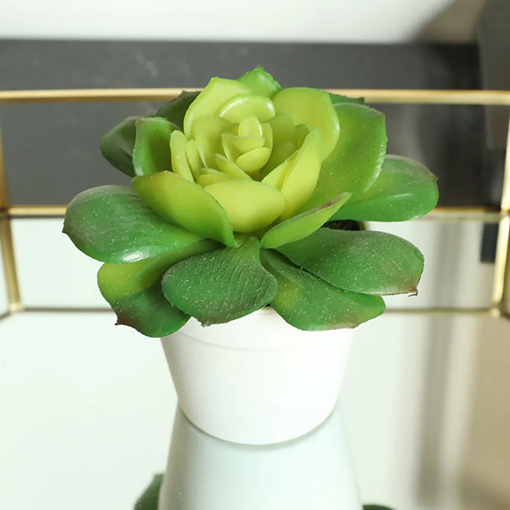 Artificial Green Plants Faux Succulent Cactus Aloe Home Garden DIY Decoration