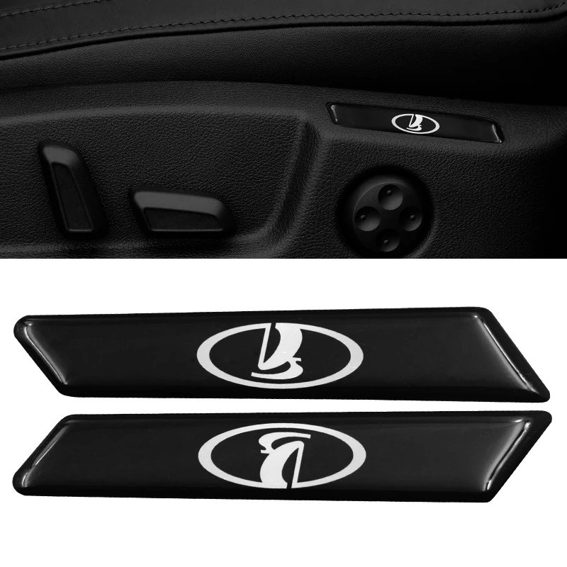 

2 PCS Fashion Car sticker car logo applique For Lada Niva Kalina Priora Granta Largus Vaz Samara 2110 car accessories